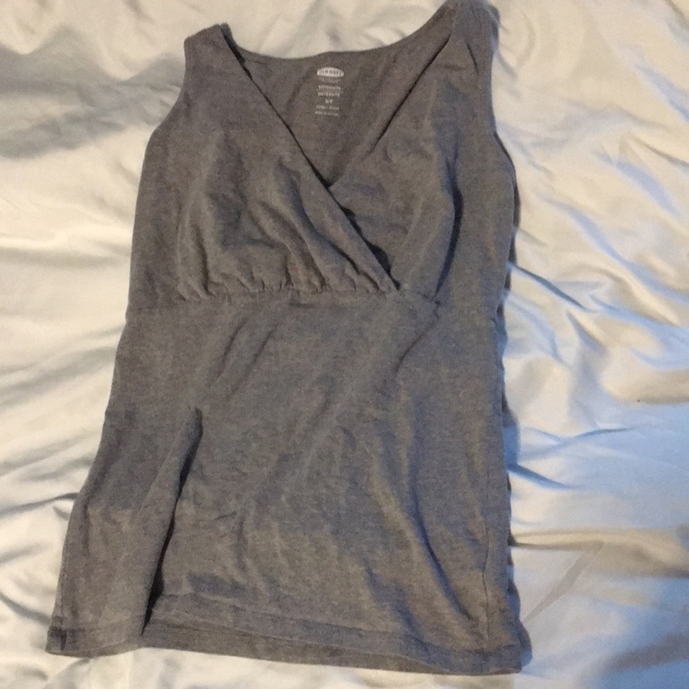 Grey Maternity Tank Top